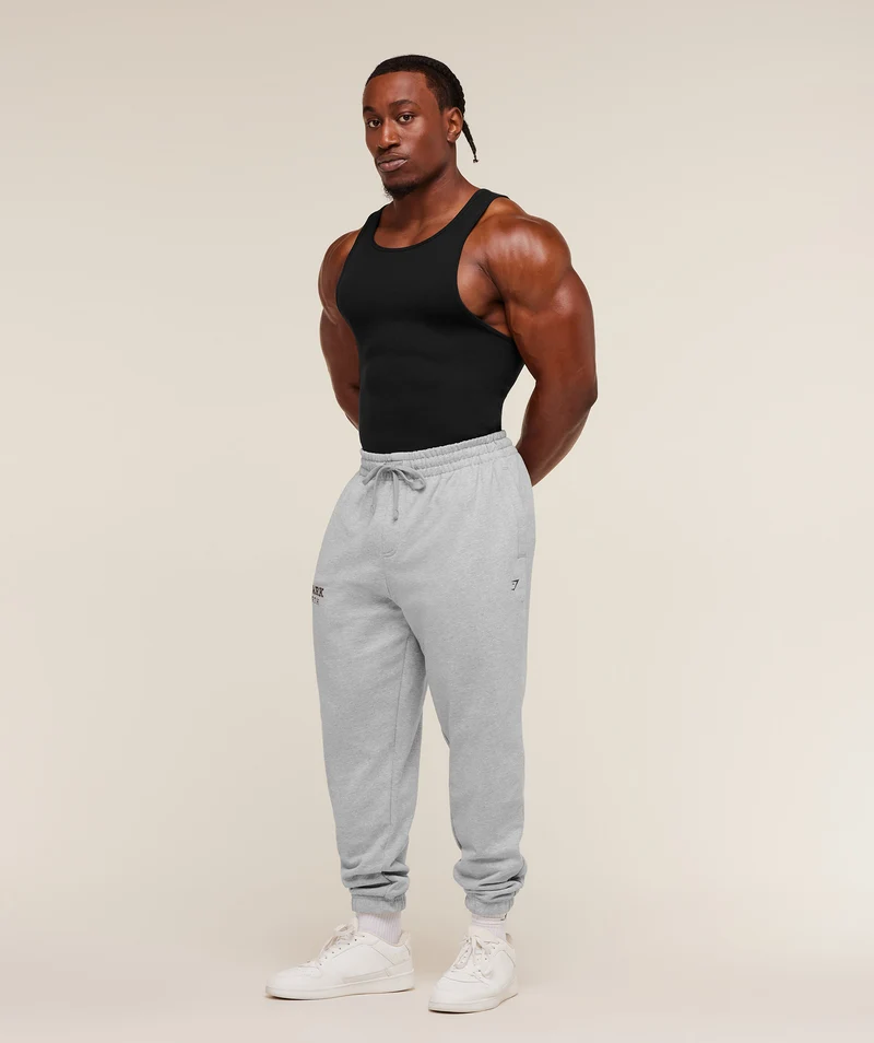 Gymshark Strength Joggers - Light Grey Core Marl