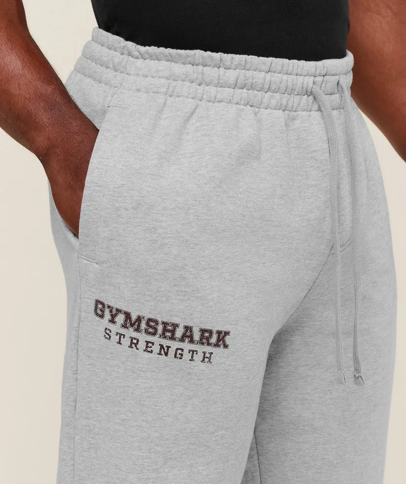 Gymshark Strength Joggers - Light Grey Core Marl