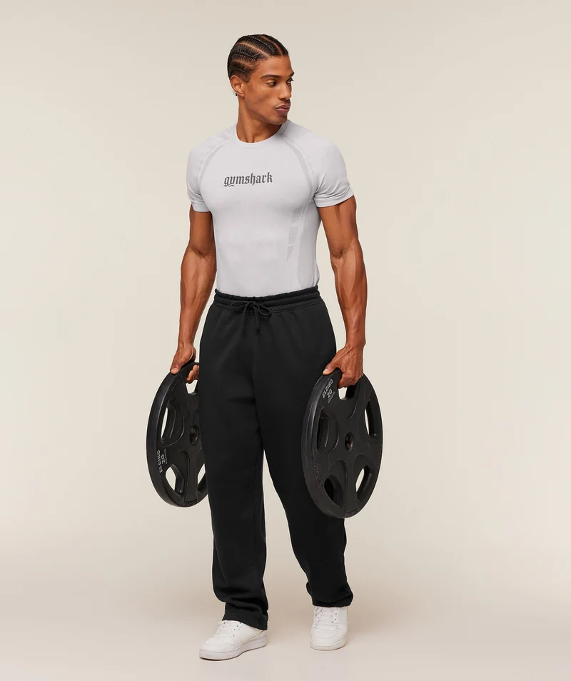 Gymshark Grunge Seamless T-Shirt - Metal Grey/Silver Grey