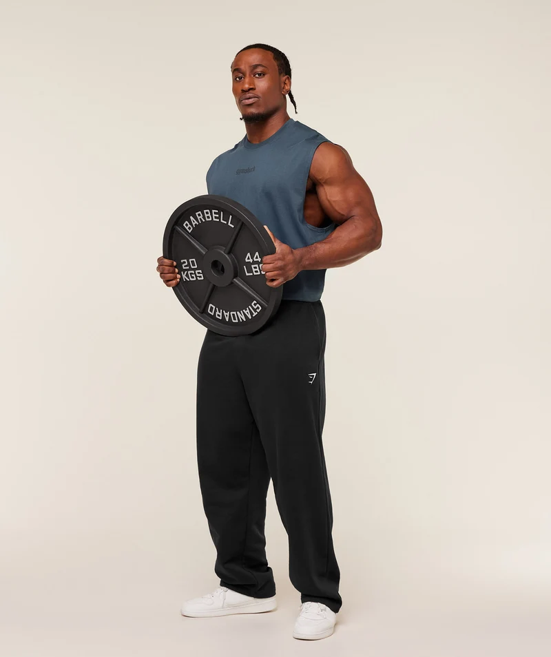 Gymshark Olde English Tank - Stealth Blue