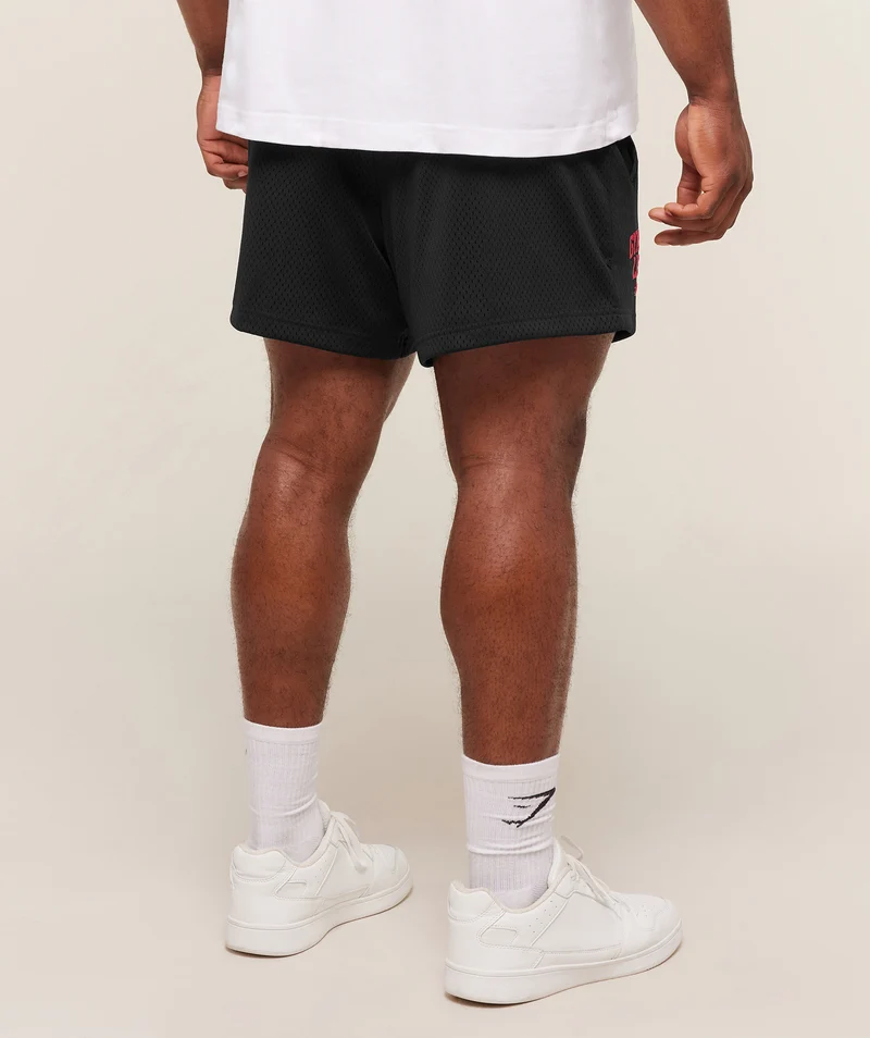 Gymshark Lifting Barbell Mesh 5" Short - Black