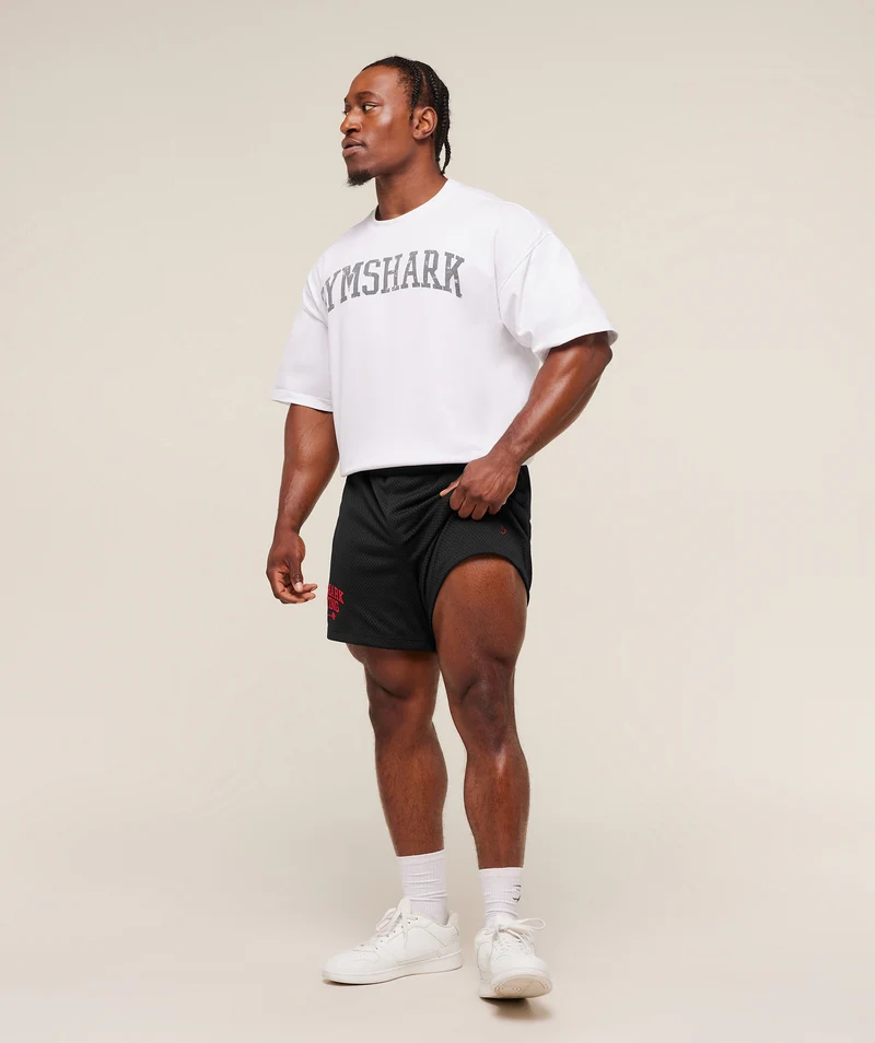 Gymshark Lifting Barbell Mesh 5" Short - Black