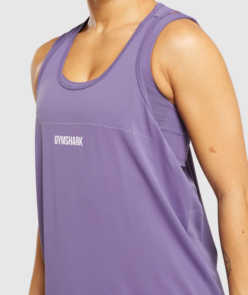Gymshark Breeze Lightweight Seamless Vest - Purple