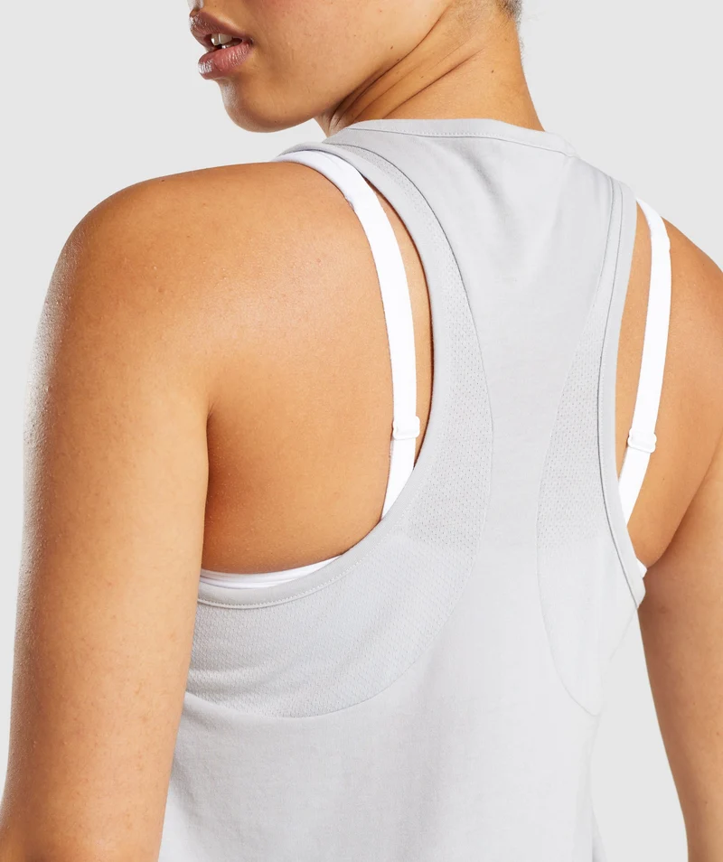Gymshark Chalk Tank - Light Grey