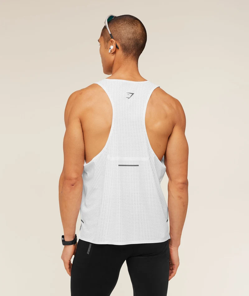 Gymshark Running Elite Race Vest - White