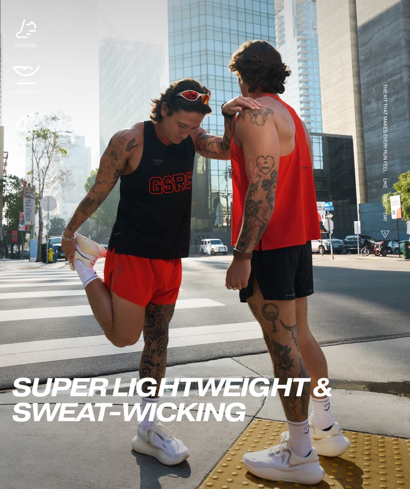 Gymshark Running Elite Race 5" Short - Electric Orange