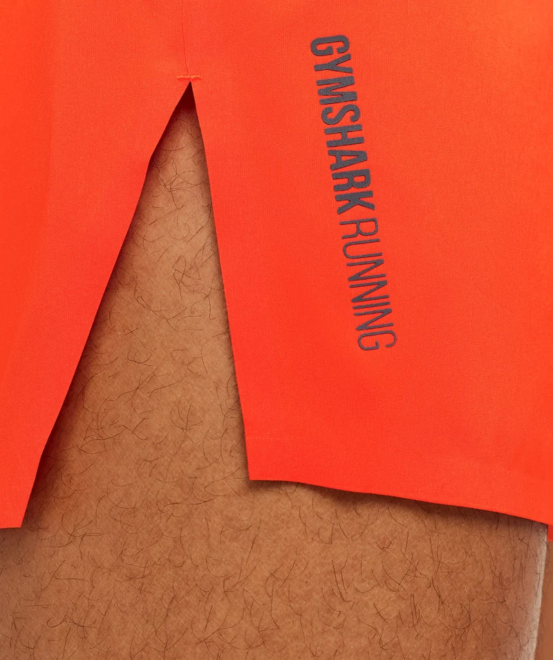 Gymshark Running Elite Race 5" Short - Electric Orange