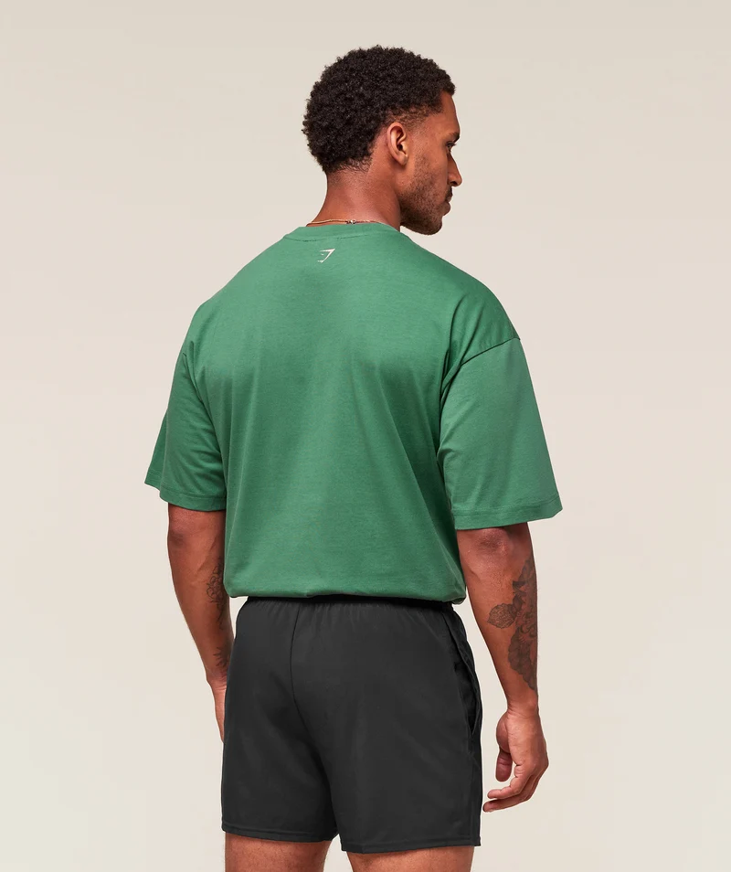 Gymshark Worn Graphic T-Shirt - Lift Green