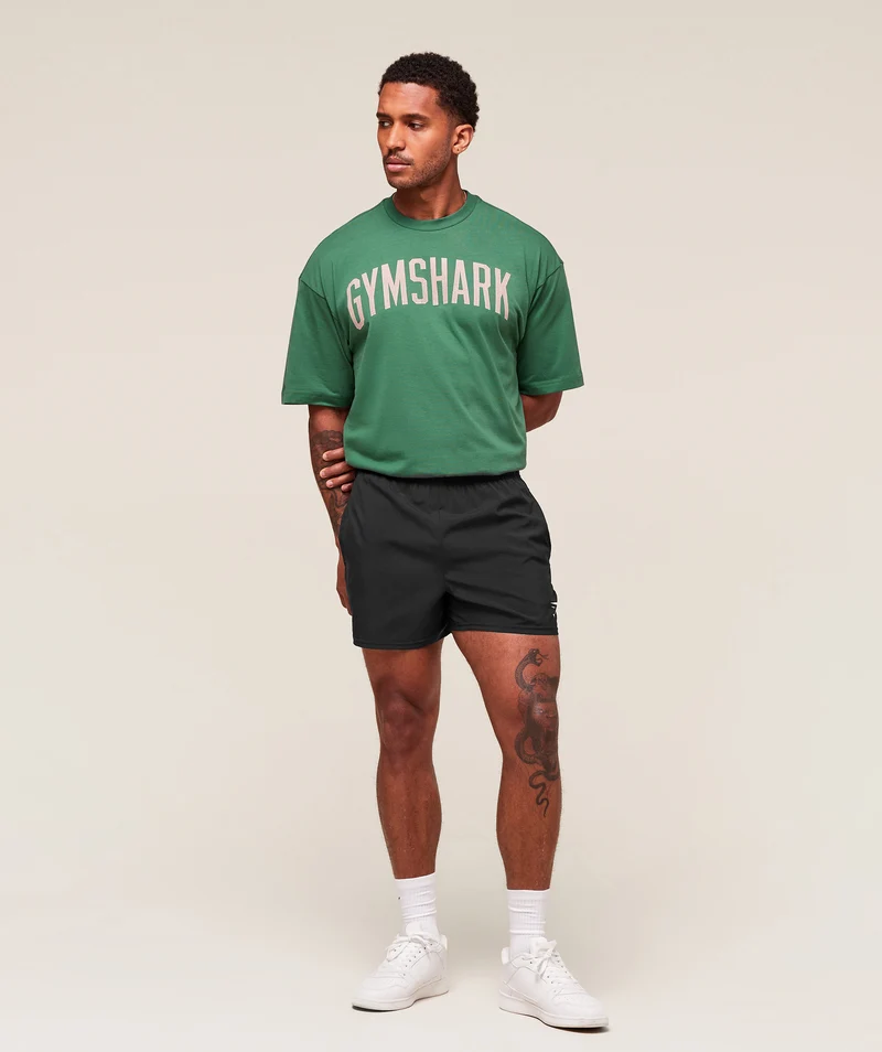 Gymshark Worn Graphic T-Shirt - Lift Green