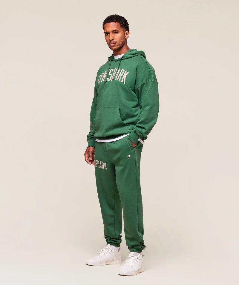 Gymshark Worn Graphic Joggers - Lift Green