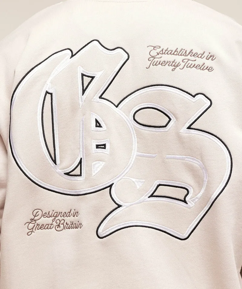 Gymshark Varsity Jacket - Pebble Grey