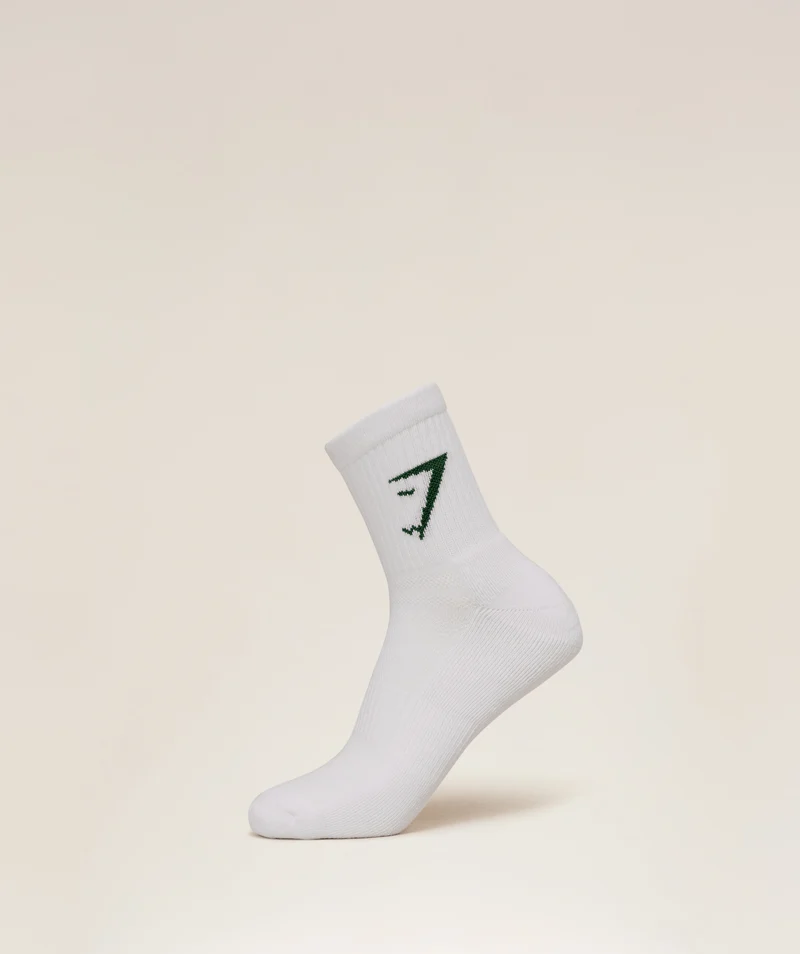 Gymshark Midi Socks 3pk - Lift Green/Worn Blue/Sorbet Yellow