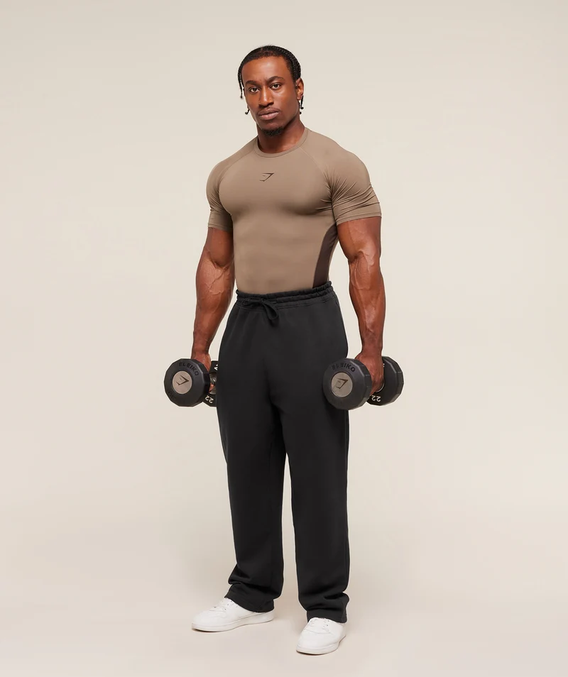 Gymshark Element Baselayer T-Shirt - Soul Brown/Archive Brown