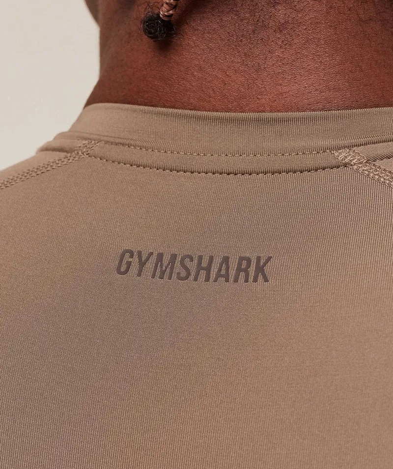 Gymshark Element Baselayer T-Shirt - Soul Brown/Archive Brown