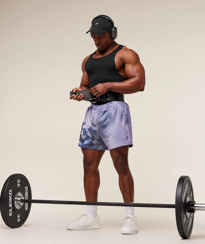 Gymshark Frazetta Graphic Short - Black