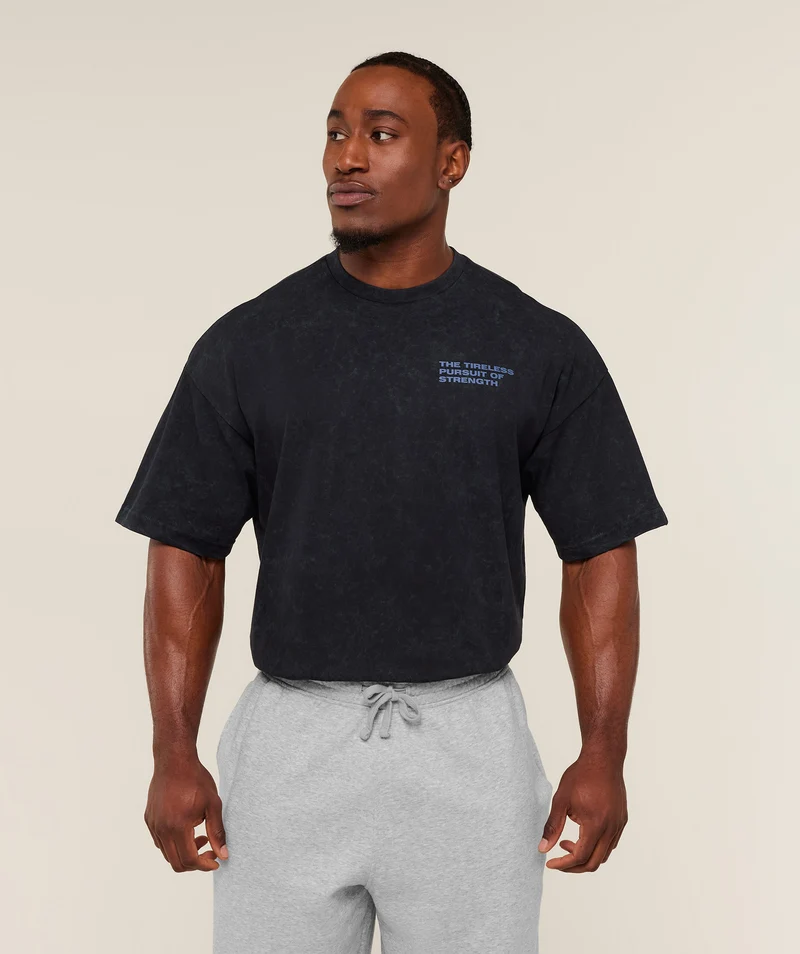 Gymshark Frazetta Graphic T-Shirt - Black
