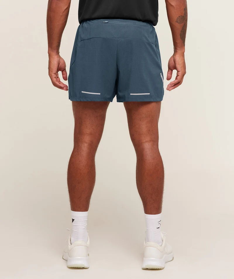 Gymshark Running 5" Shorts - Stealth Blue