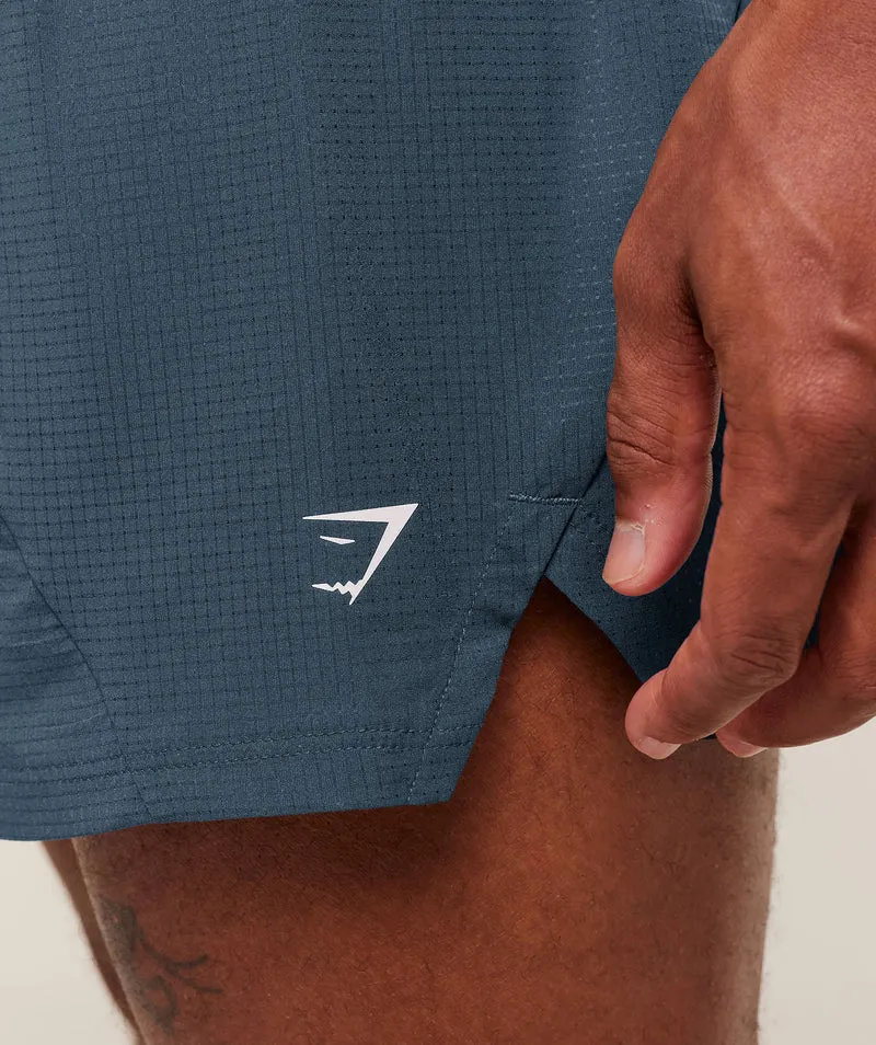Gymshark Running 5" Shorts - Stealth Blue