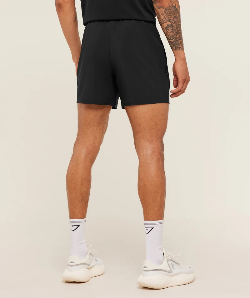 Gymshark Run Club Graphic Short - Black