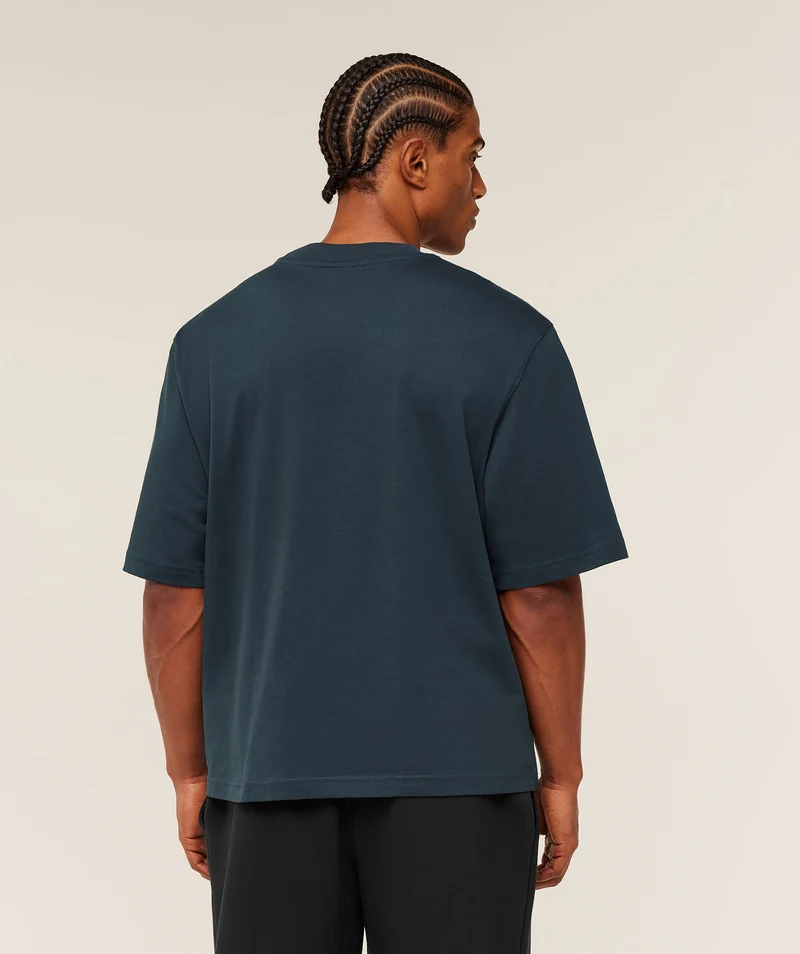 Gymshark Eagle Band Style Graphic T-Shirt - Stealth Blue