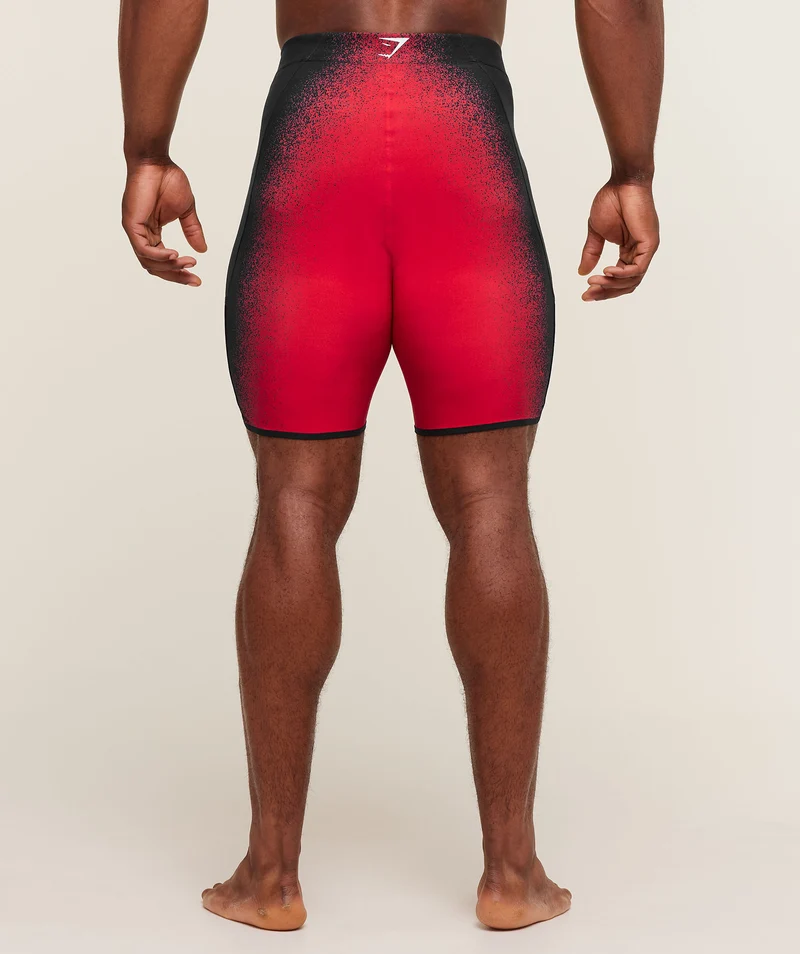 Gymshark RT Boardshort - Athletic Red/Black