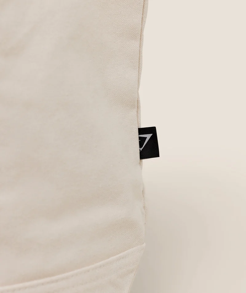 Gymshark Strength Graphic Tote Bag - Ecru White