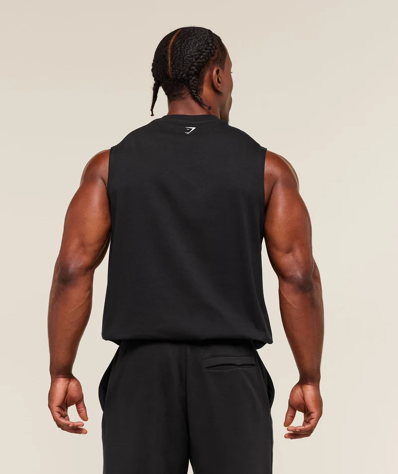 Gymshark Fade Graphic Tank - Black
