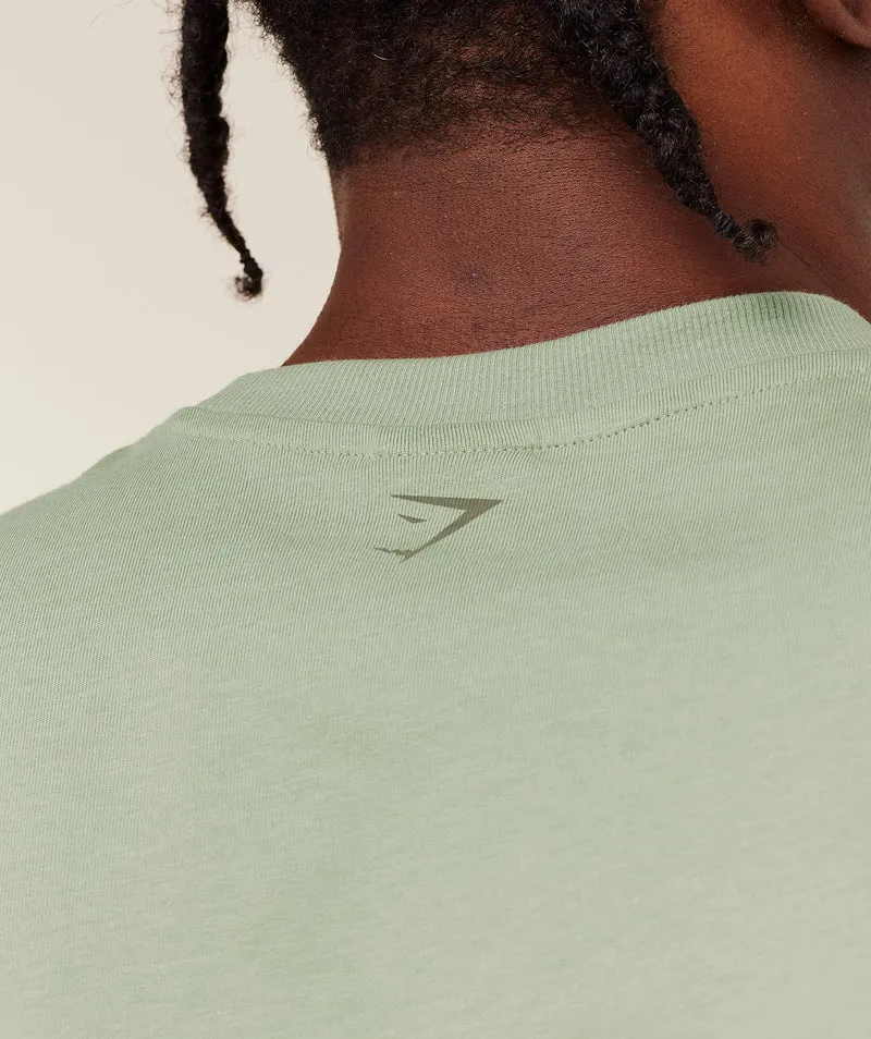 Gymshark Olde English Tank - Haze Green