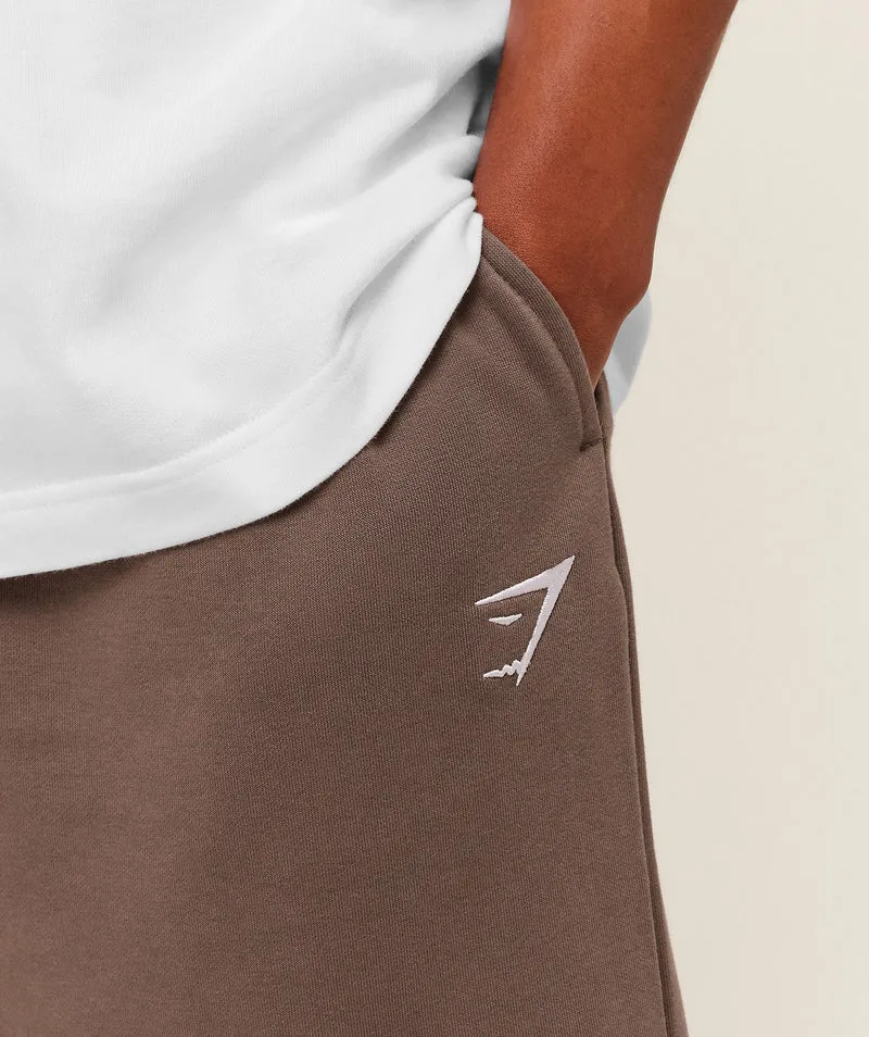 Gymshark Crest Oversized Jogger - Soft Brown