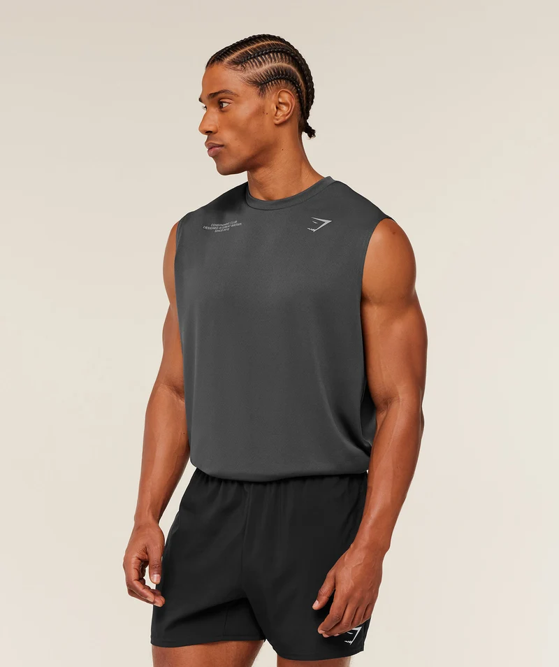 Gymshark Conditioning Club Tank - Onyx Grey/Smokey Grey