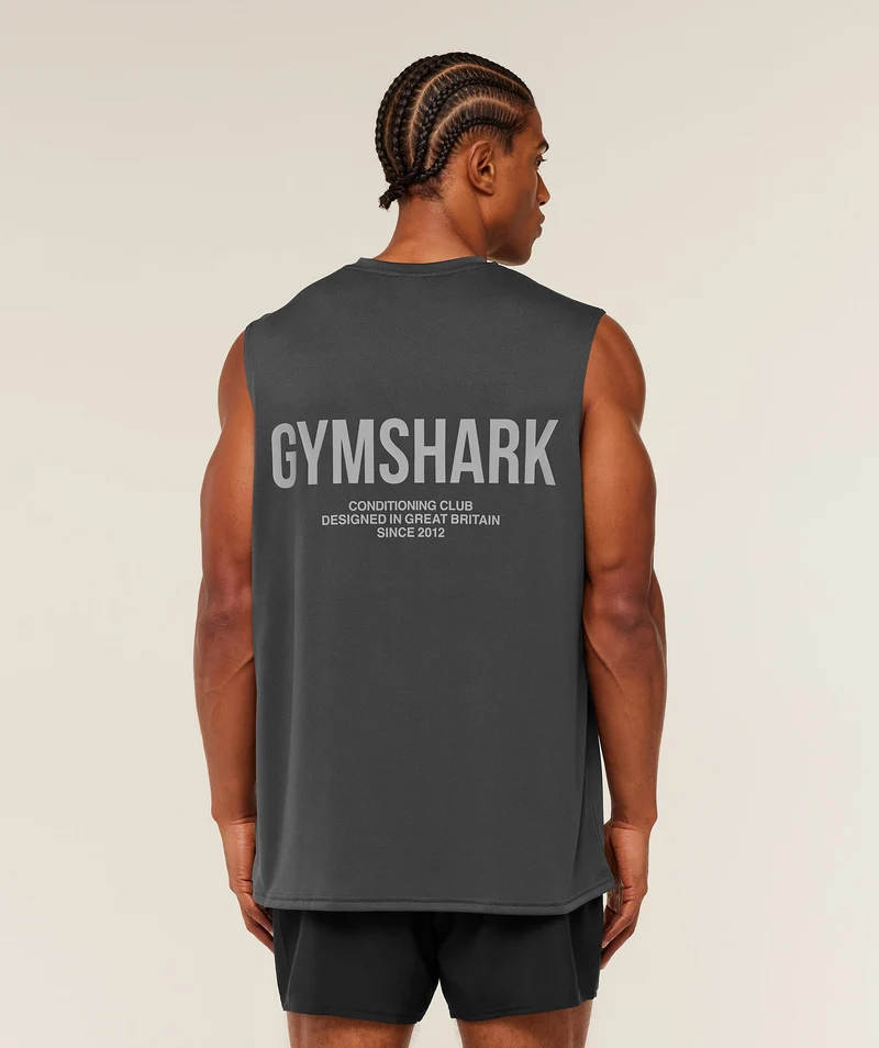 Gymshark Conditioning Club Tank - Onyx Grey/Smokey Grey