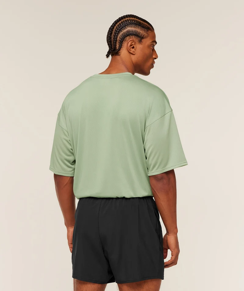 Gymshark Arrival Oversized T-Shirt - Haze Green