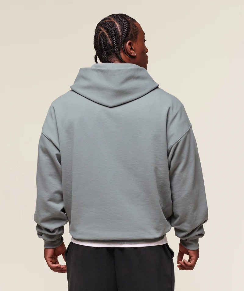 Gymshark Authentic Apparel Zip Up Hoodie - Smokey Grey