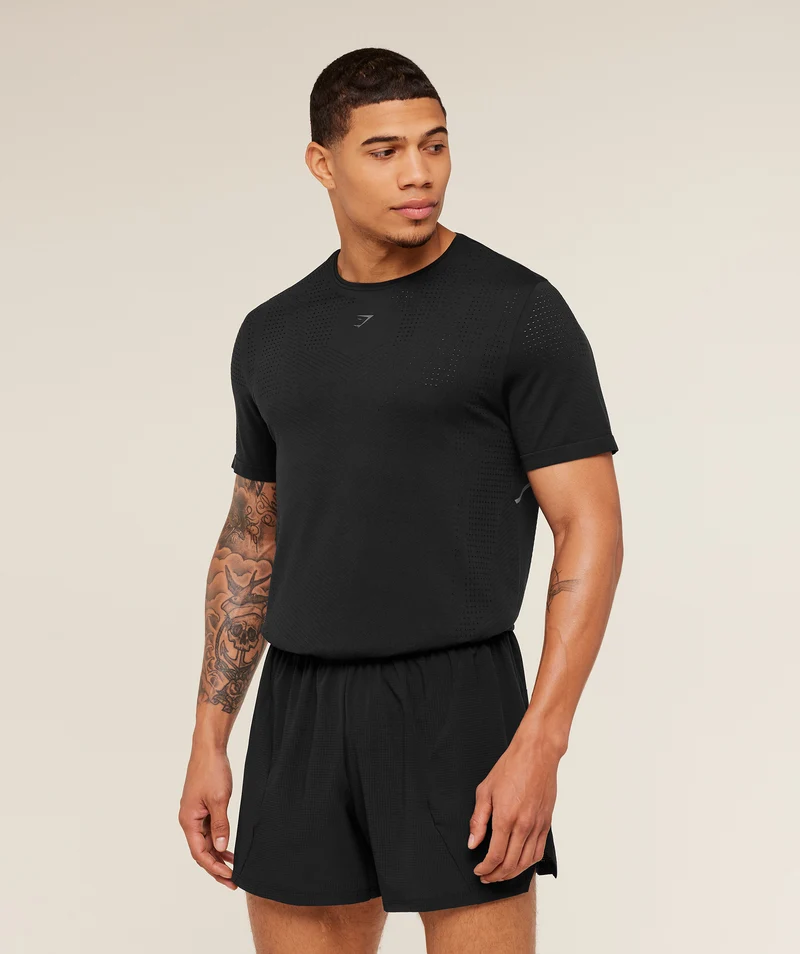 Gymshark Seamless Running T-Shirt - Black