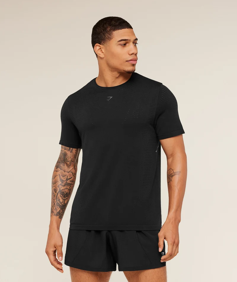 Gymshark Seamless Running T-Shirt - Black