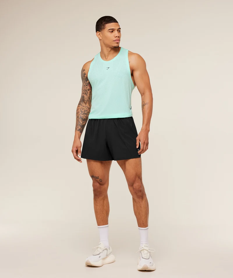 Gymshark Seamless Running Tank - Pop Turquoise