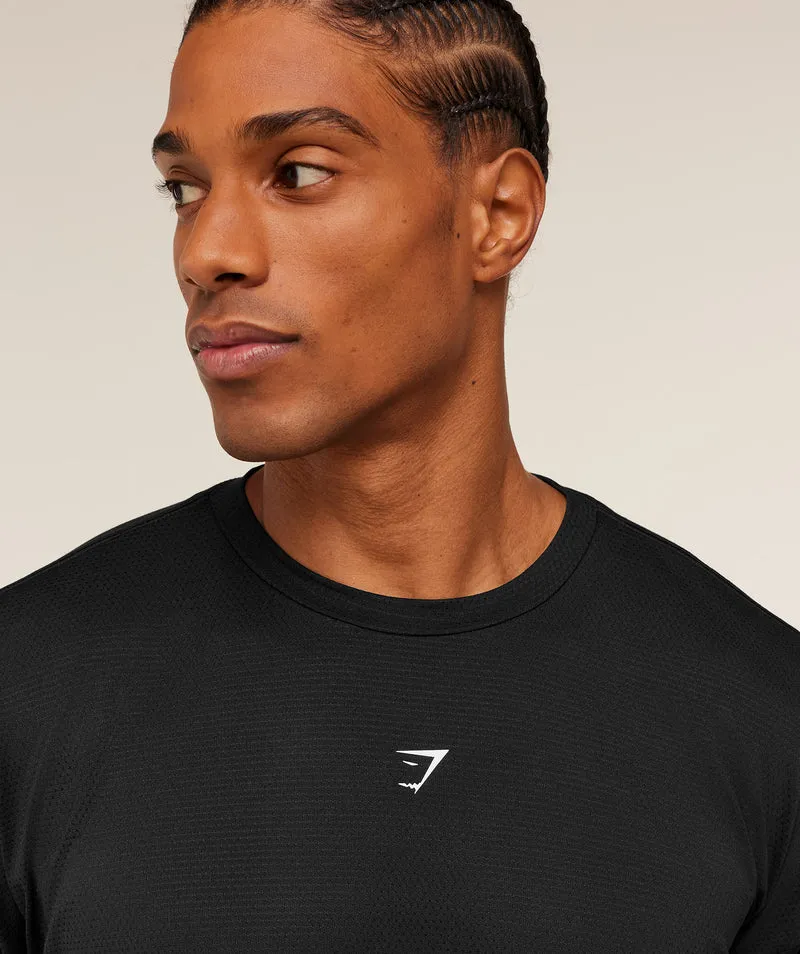 Gymshark Running Graphic T-Shirt - Black