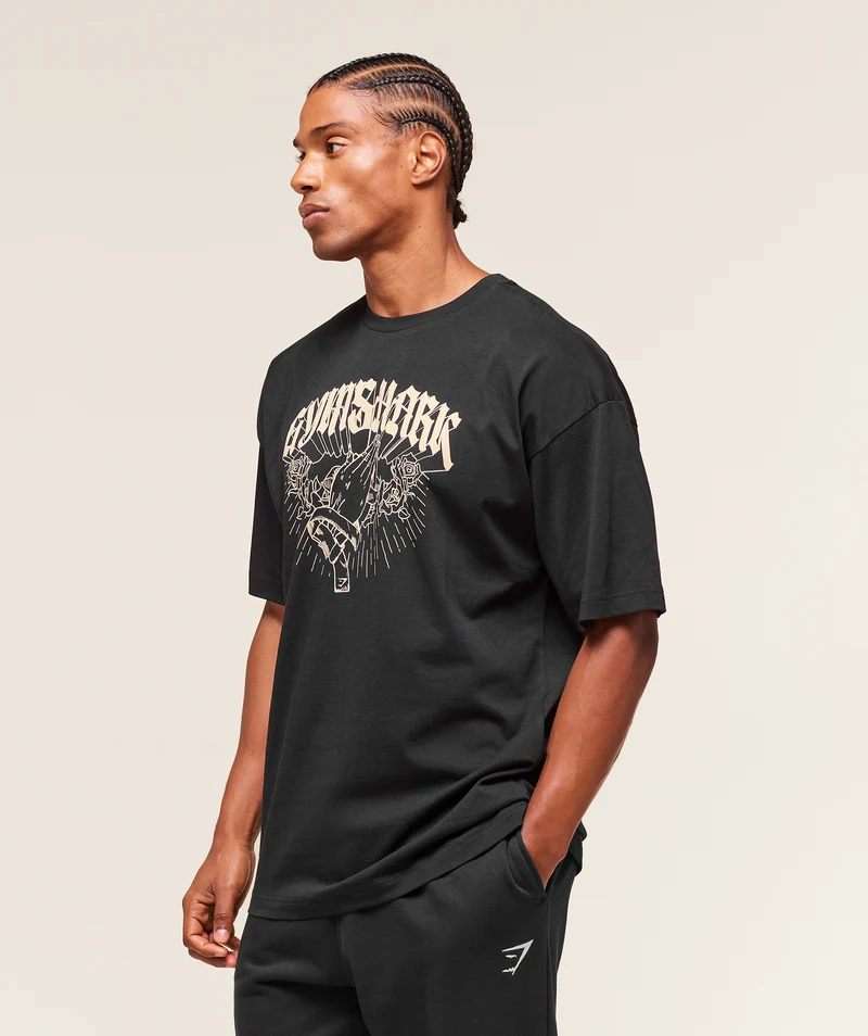 Gymshark Hispanic Heritage T-Shirt - Black