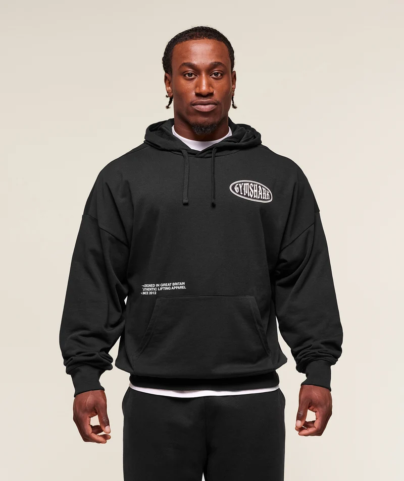 Gymshark Authentic Lifting Apparel Hoodie - Black