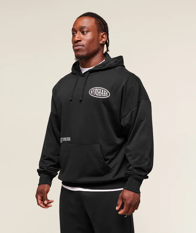 Gymshark Authentic Lifting Apparel Hoodie - Black