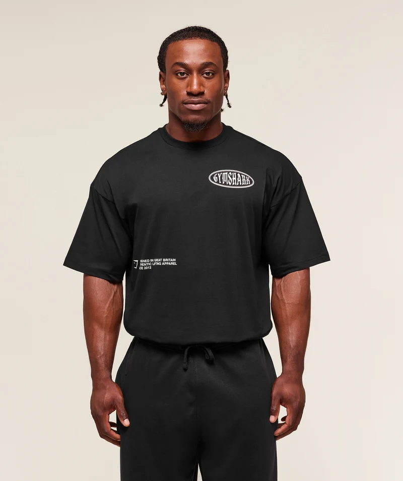 Gymshark Authentic Lifting Apparel T-Shirt - Black