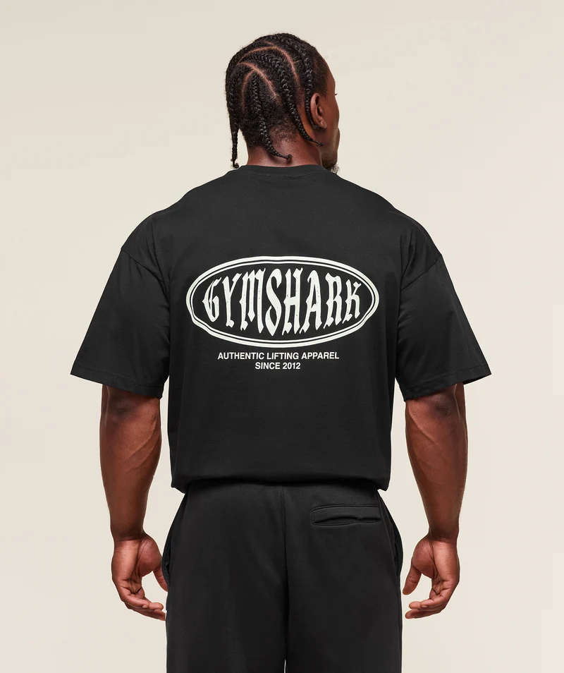Gymshark Authentic Lifting Apparel T-Shirt - Black
