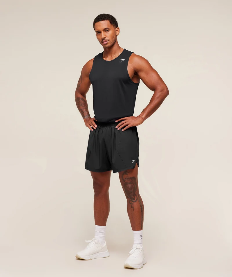 Gymshark Running 5" Shorts - Black