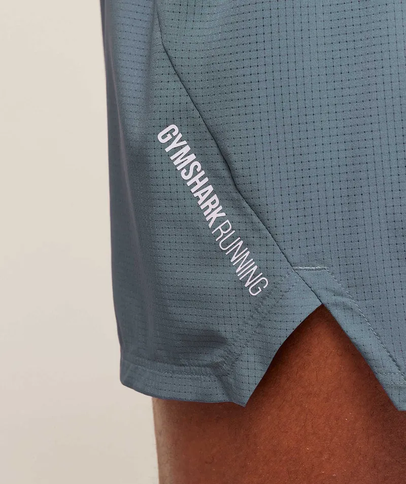 Gymshark Running 5" Shorts - Iron Blue