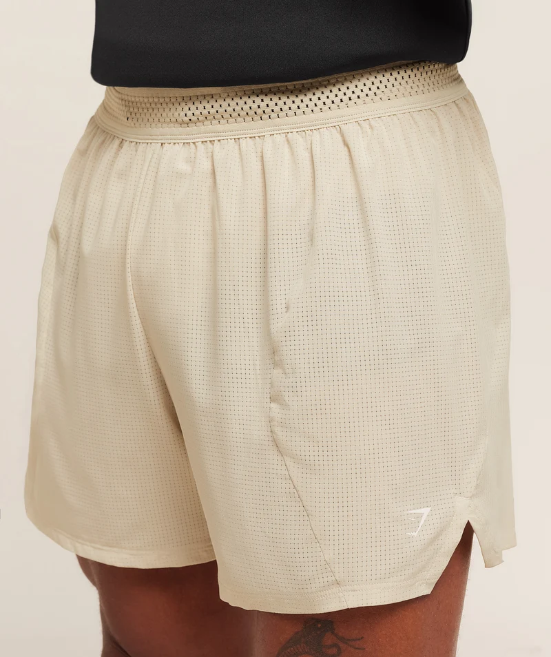 Gymshark Running 5" Shorts - Pebble Grey