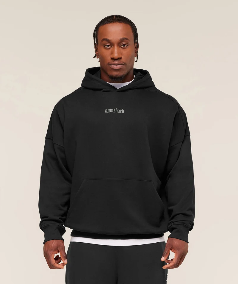Gymshark Olde English Hoodie - Black