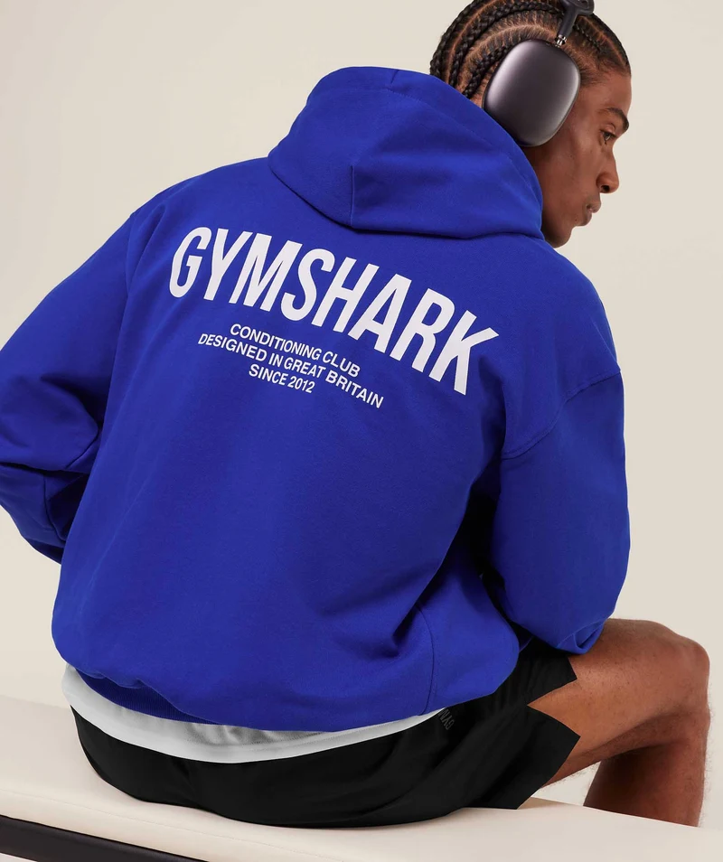 Gymshark Conditioning Club Hoodie - Athletic Blue