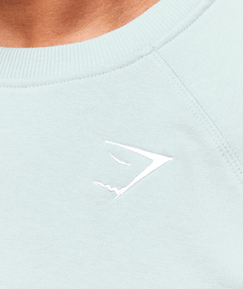 Gymshark Crest Crew - Smoke Blue