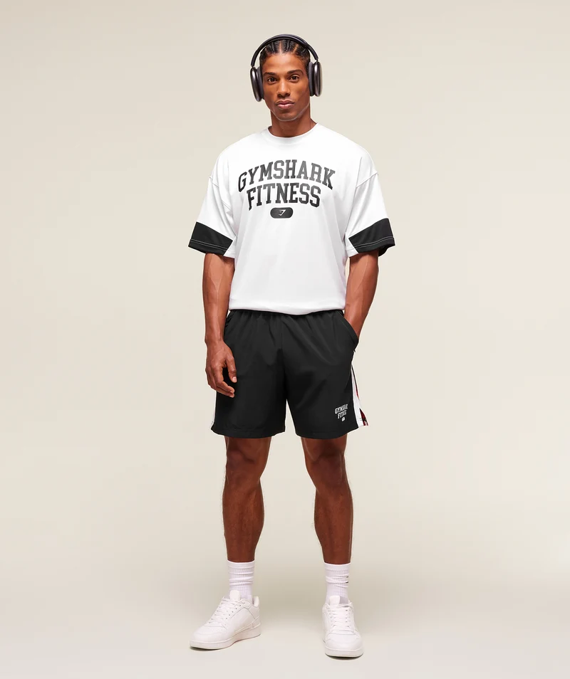 Gymshark Varsity Oversized T-Shirt - White
