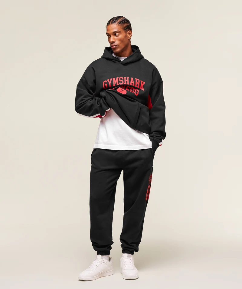 Gymshark Varsity Hoodie - Black